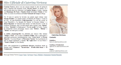 Desktop Screenshot of caterinavertova.com