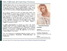 Tablet Screenshot of caterinavertova.com